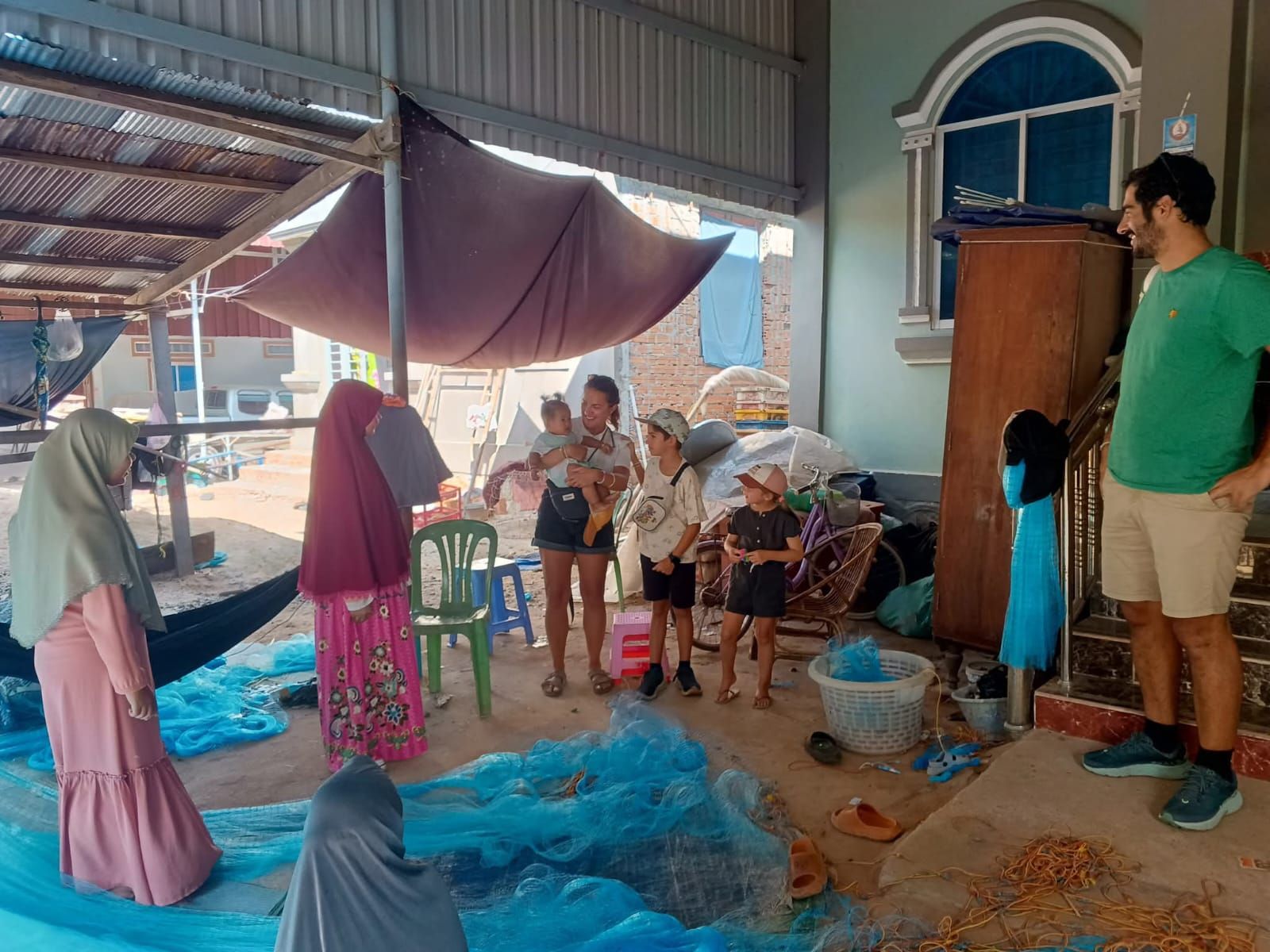 A Muslim fishing village near Kampot